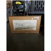 Image 1 : SIGNED AND FRAMED WATERCOLOR ON PAPER 2 GEESE IN FLIGHT BY HILBERT VAN DRIMMLER