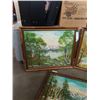 Image 2 : 3 OIL ON BOARD MOUNTAIN LANDSCAPES BY MRS. B JOHNSTON