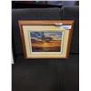 Image 1 : SIGNED AND FRAMED OIL ON BOARD SUNSET ON LIONS GATE BRIDGE DURI ESTIMATED 1979