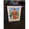 Image 1 : SIGNED AND FRAMED WATERCOLOR ON PAPER ESTIMATED 1950