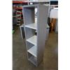 Image 2 : MODERN GREY AND WHITE BOOKSHELF