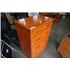 Image 2 : VILAS MAPLE 4 DRAWER CHEST OF DRAWERS