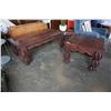 Image 1 : HAND MADE CRAFTED WOOD COFFE AND ENDTABLE