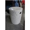 Image 1 : STONE 16 INCH TALL PEDESTAL / STOOL