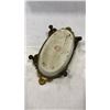 Image 8 : ANTIQUE WL 1895 WONG LEE PORCELAIN AND BRONZE JEWELRY DISH