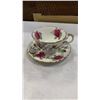 Image 8 : 4 CHINA CUPS AND SAUCERS - ELIZABETHAN TAYLOR AND KENT, ROYAL WORCESTOR, COALPORT AND HUDSON