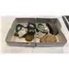 Image 1 : LOT OF AGATE STONE AND SHELLS