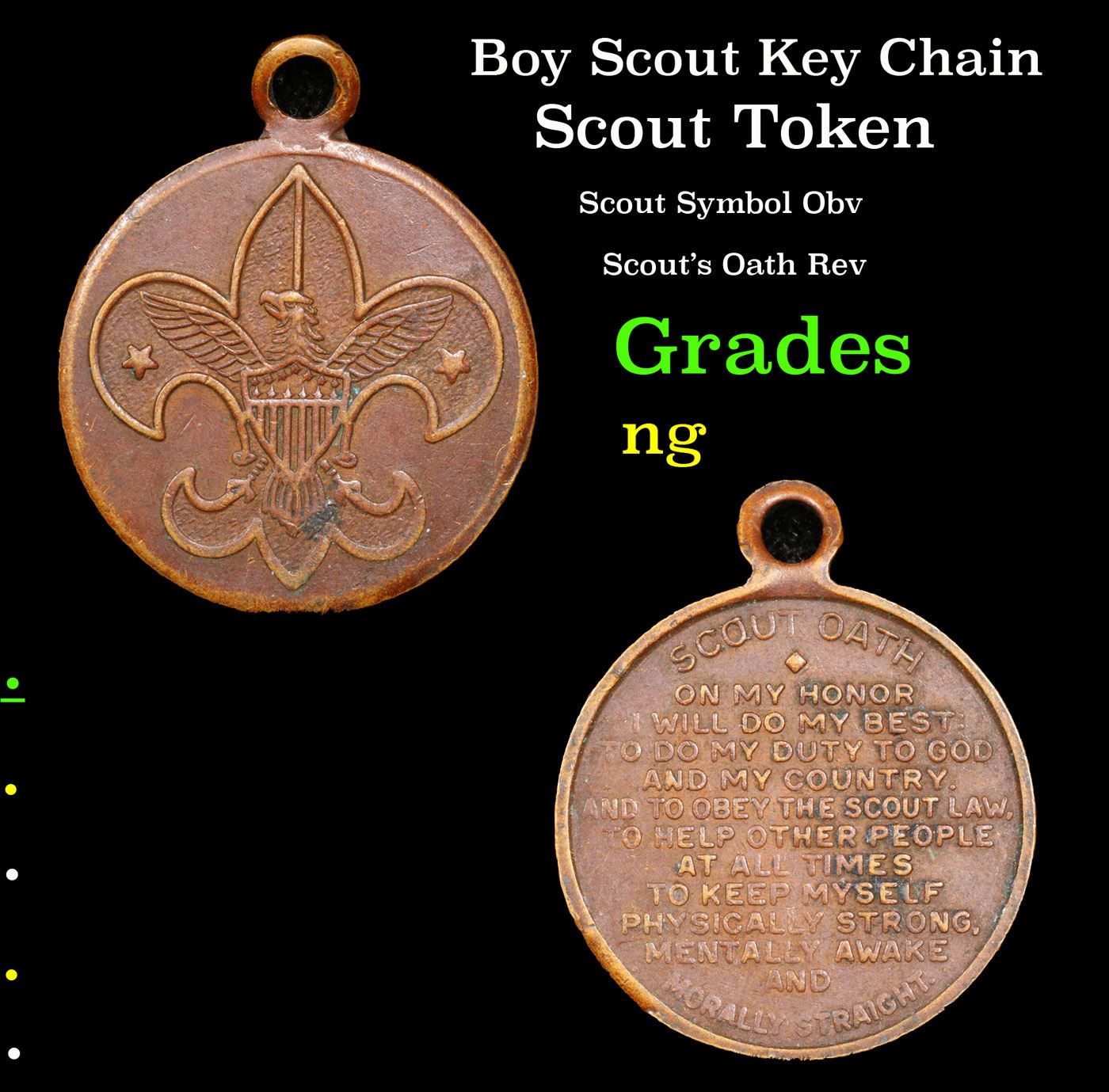 Boy Scout Key Chain Grades ng