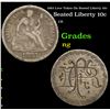 Image 1 : 1883 Love Token On Seated Liberty 10c Seated Liberty Dime 10c Grades ng