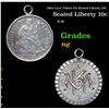 Image 1 : 1884 Love Token On Seated Liberty 10c Seated Liberty Dime 10c Grades ng
