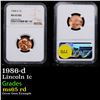 Image 1 : NGC 1986-d Lincoln Cent 1c Graded ms65 rd By NGC
