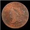 Image 2 : 1817 13 Stars Coronet Head Large Cent 1c Grades vg, very good