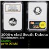 Image 1 : Proof NGC 2006-s clad South Dakota Washington Quarter 25c Graded pr70 DCAM By NGC
