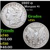1897-o Morgan Dollar $1 Grades vf++
