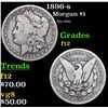 1896-s Morgan Dollar $1 Grades f, fine