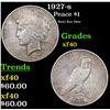 1927-s Peace Dollar $1 Grades xf
