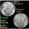 Image 1 : 1900-o Morgan Dollar $1 Grades Choice Unc