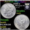 ***Auction Highlight*** 1896-o Morgan Dollar $1 Graded BU+ By USCG (fc)