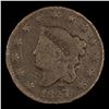 Image 2 : 1827 Coronet Head Large Cent 1c Grades f+