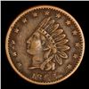 Image 2 : 1863 Crossed Cannons Civil War Token F-80/351a R-3 1c Grades xf