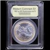 Image 2 : 1991-p Mount Rushmore Modern Commem Dollar $1 Graded ms70, Perfection By USCG