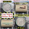 Full Morgan/Peace Casino Las Vegas Flamingo silver $1 roll $20, 1900 & P end