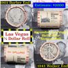 Old Casino 50c Roll $10 Halves Las Vegas Casino Horseshoe 1943 Walker & 1902 Barber Ends