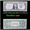 1957B $1 Blue Seal Silver Certificate Grades Select CU
