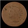 Image 2 : 1839 Booby Head Coronet Head Large Cent 1c Grades g, good