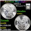 ***Auction Highlight*** 1903-o Morgan Dollar $1 Graded ms65+ By SEGS (fc)