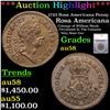 ***Auction Highlight*** 1723 Rosa Americana Penny Grades Choice AU/BU Slider Graded by SEGS(fc)