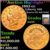 ***Auction Highlight*** 1882-cc Gold Liberty Double Eagle 20 Graded au55 By SEGS (fc)