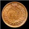 Image 3 : ***Auction Highlight*** 1867 Indian Cent TOP POP! 1c Graded ms66+ rb By SEGS
