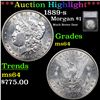 ***Auction Highlight*** 1889-s Morgan Dollar $1 Graded ms64 By SEGS