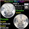 ***Auction Highlight*** 1891-s Morgan Dollar $1 Graded ms64+ By SEGS