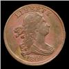 Image 2 : ***Auction Highlight*** 1808 Draped Bust Half Cent C-3 1/2c Graded au58 By SEGS