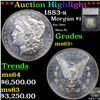 ***Auction Highlight*** 1883-s Morgan Dollar $1 Graded ms63+ By SEGS