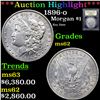 Image 1 : ***Auction Highlight*** 1896-o Morgan Dollar $1 Graded Select Unc By USCG