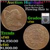 ***Auction Highlight*** 1794 Head of '94 Flowing Hair large cent S-32 'Venus Marina Head' 1c Grades 