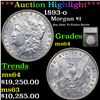 ***Auction Highlight*** 1893-o Morgan Dollar $1 Grades Choice Unc