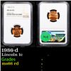 Image 1 : NGC 1986-d Lincoln Cent 1c Graded ms66 rd By NGC