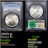 Image 1 : PCGS 1925-p Peace Dollar $1 Graded ms65 By PCGS