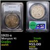 Image 1 : PCGS 1921-s Morgan Dollar $1 Graded au55 By PCGS
