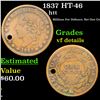 Image 1 : 1837 Hard Times Token HT-46 1c Grades vf details