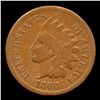 Image 2 : 1868 Indian Cent 1c Grades vf, very fine