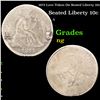 Image 1 : 1875 Love Token On Seated Liberty 10c Seated Liberty Dime 10c Grades ng