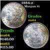 Image 1 : 1884-o Morgan Dollar $1 Grades Choice Unc