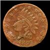 Image 2 : 1863 Not One Cent Civil War Token F- 86/357a 1c Grades vf details