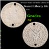 Image 1 : 18*6 Love Token On Seated Liberty 10c Seated Liberty Dime 10c Grades ng