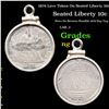 Image 1 : 1876 Love Token On Seated Liberty 10c Seated Liberty Dime 10c Grades ng